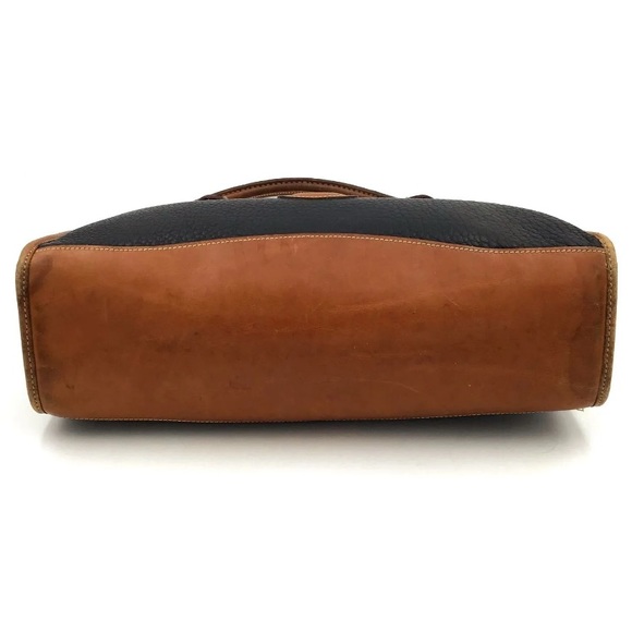 ❌SOLD❌ EUC [Dooney & Bourke] Classic Vintage Pebbled Black Leather Satchel - Picture 6 of 11